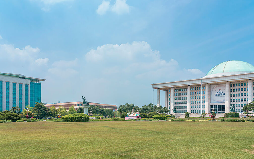 The National Assembly Communication Hall is built with POSCO's INNOVILT steel construction material products