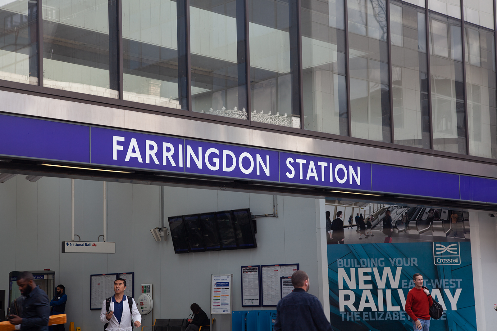 Crossrail, Farringdon Station, London