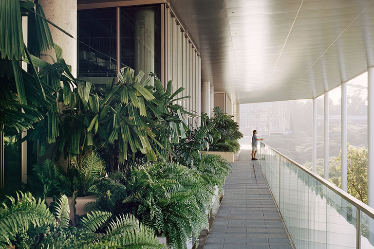 Singapore University Design School balcony