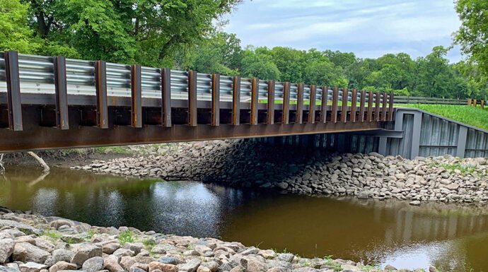 Grand Forks County Prefabricated Bridge