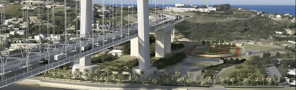 the Stretto di Mesina Bridge project