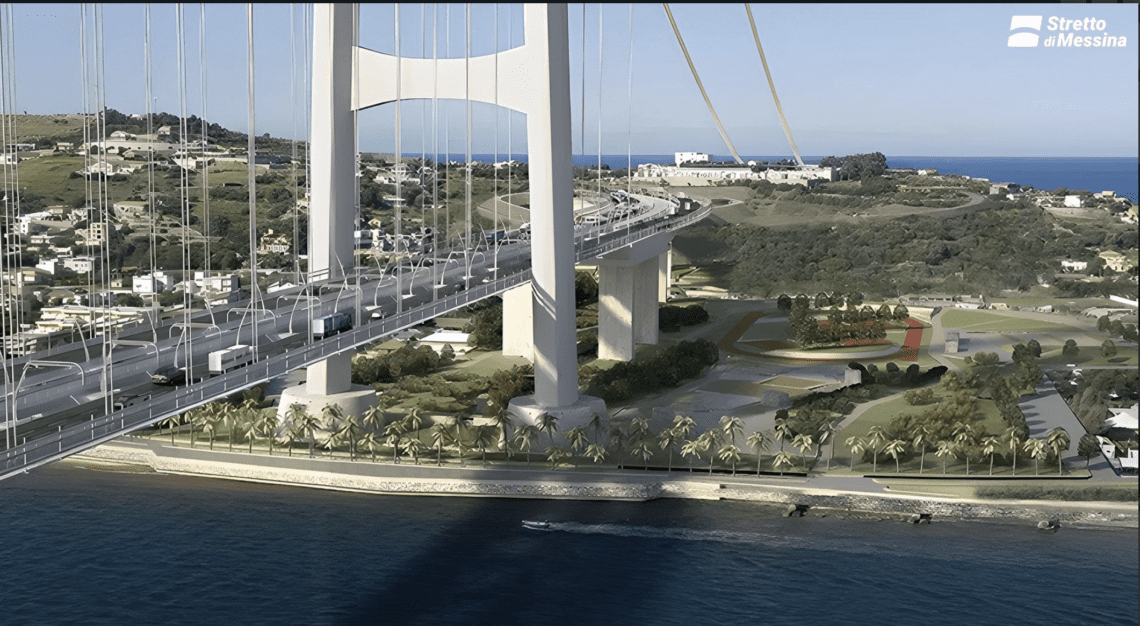the Stretto di Mesina Bridge project