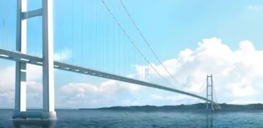 Artist's rendition of Canakkale 1915 Bridge
