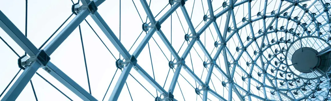Spiral steel-built roof