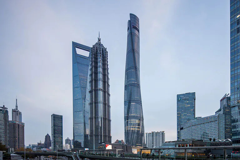 Shanghai city skyline
