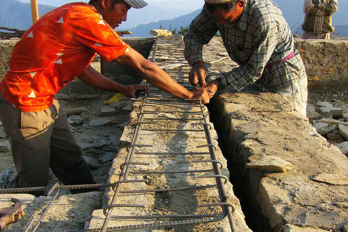 Disaster resilient construction underway